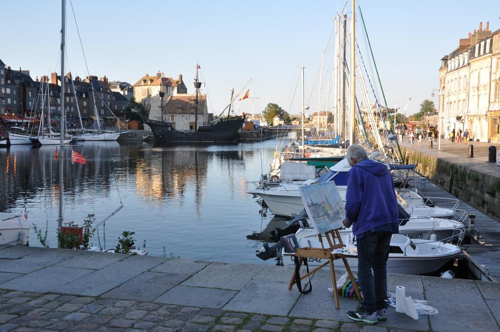 Chambres Chez L'Habitant Capucine Honfleur Esterno foto